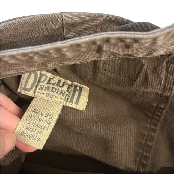 Duluth Trading Co Flex Fire Hose Pants Men's Measured 40x29 Dark Brown W… - Picture 7 of 8